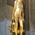 Les Jardins, the only male statue, by Robert Couturier